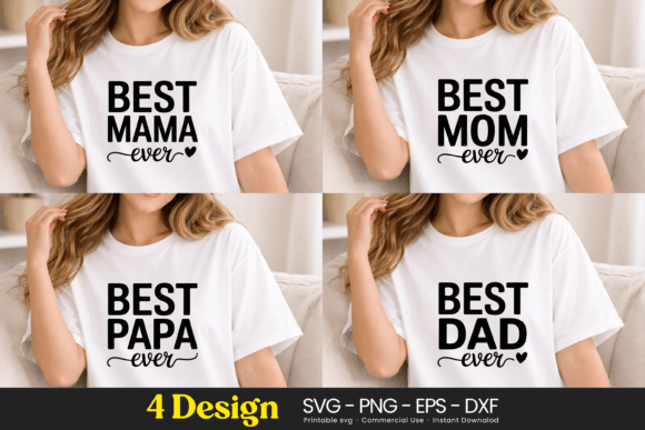 Best Mama Mom Papa Dad SVG PNG: A Freebie for Polished Content Publishing