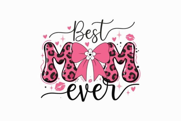 Best Mom Ever Pink Leopard SVG: A Trendy Graphic Design Asset for Modern Branding