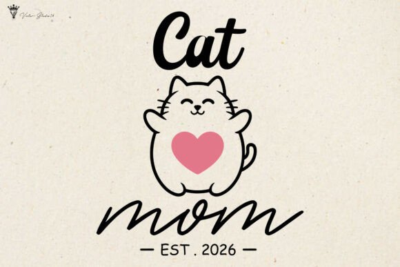 Cat Mom Est 2026 SVG PNG Review for Real Embroidery Projects