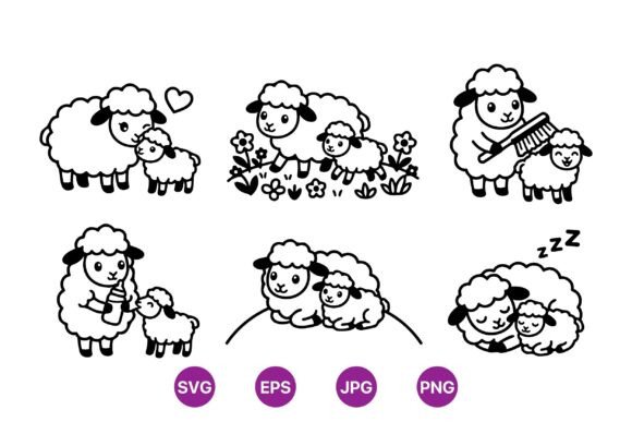 Cute Sheep Mom and Baby SVG: A Designer’s Honest Take