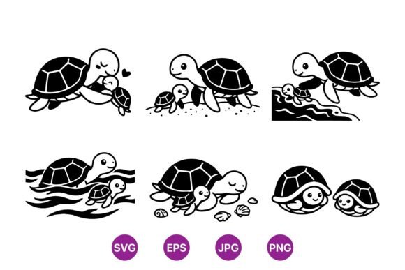 Cute Turtle Mom and Baby SVG: A Designer’s Honest Take