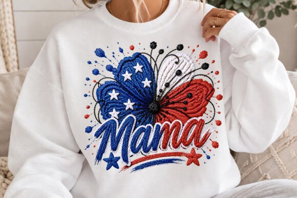 Mama 4th of July PNG SVG: A Vibrant Graphic for T-Shirt Designs and Branding