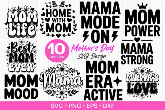 Mama Mode Mom Life Quotes SVG PNG: A Designer’s Perspective on Creative Illustrations