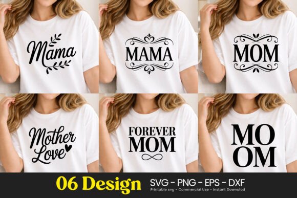 Mama Mom Vintage Frame Quotes SVG PNG: A Nostalgic Graphic Design Asset for Branding and Marketing