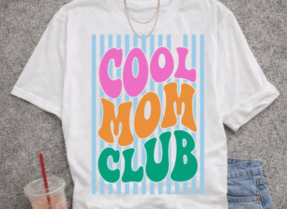 Mom Club T-Shirt Design: A Must-Have SVG Graphic for Handmade Creators