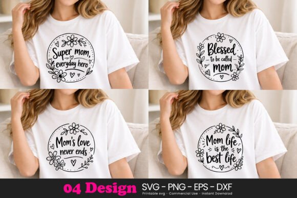 Mom Quotes Sublimation Design SVG PNG: A Graphic Asset for Heartfelt Handmade Creations