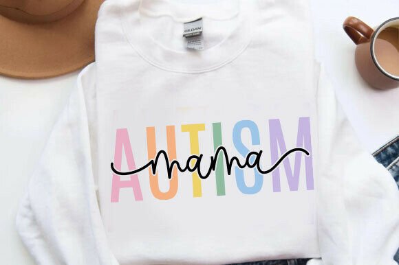 Pastel Autism Mama SVG: A Versatile Graphic Design Asset for Handmade Creations