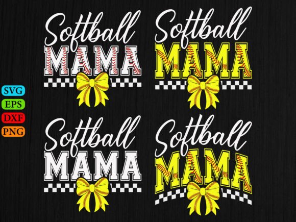 Softball Mama SVG: A Versatile Graphic Design Asset for T-Shirt Designs and Content Publishing