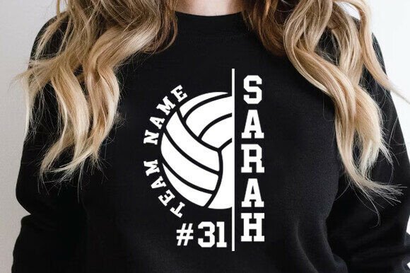 Volleyball Team SVG, Volleyball Mom Life – A Versatile Graphic for T-Shirt Designs and Branding
